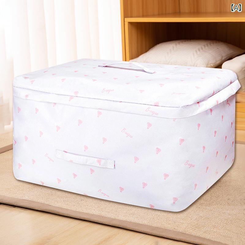 Rakuten - 収納袋 被子 羽绒服 旅行 衣類 大容量 棉被 専用 圧縮袋 整理 立方体 現代簡約 ピンク ブルー 白 緑 寝室 旅行 衣物 雑物