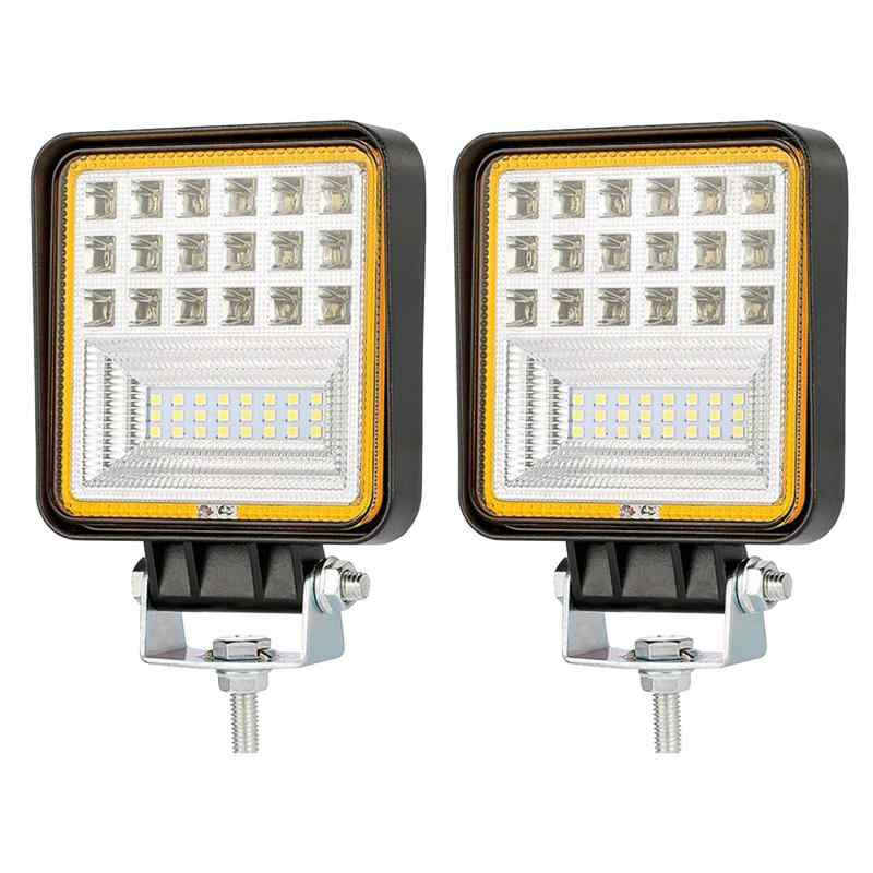 Rakuten - HAMILO 高輝度ワークライト 防水 作業灯 約126W 約12V 約24V対応 2個セット