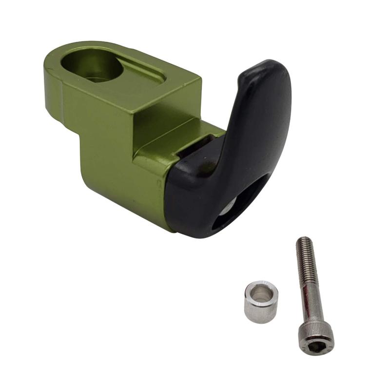 VEROCITY 汎用バイク ハンドルポスト共締め コンビニフック アルミ削り出し マルチホルダー PCX125/150 グリーン