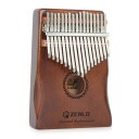 カリンバ 収納ケースとカリンバ初心者 親指ピアノ Kalimba C調 指ピアノ アフリカ楽器 マホガニー製 フィンガーピアノ ポータブル チューニング可 初心者向け