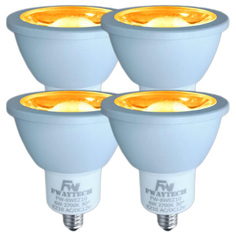 FWAYTECH LEDハロゲン電球 EZ10 12V COB6W 55