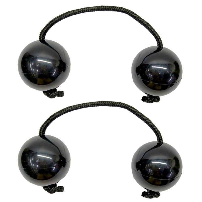 HAMILO パチカ 打楽器 アサラト アフリカ民族楽器 音が出るおもちゃ 2点セット (ブラック×ホワイト×イ..