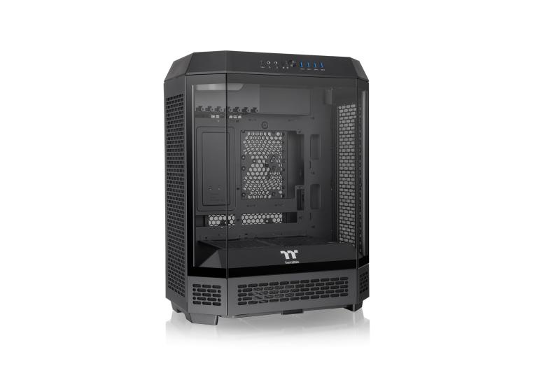 楽天SUPERYOUThermaltake The Tower 600 Black 3面強化ガラスパネル採用 八角柱スタイル ミドルタワー ATX PCケース CA-1Z1-00M1WN-00 CS9102