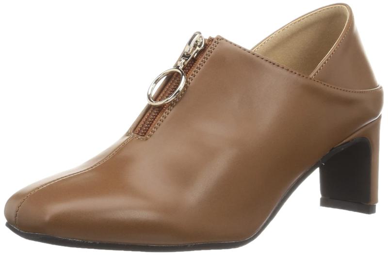 [リバティー ドール] スクエアトゥ リングジップ ブーティ 1162 レディース ブラウン small 2E