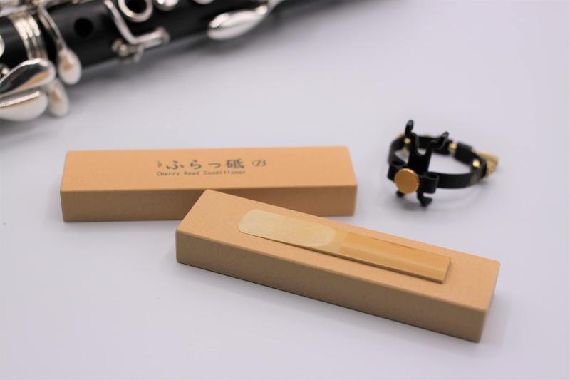 乐天商城 - リード調整 クラリネット サックス Cherry Reed Conditioner ふらっ砥 Brillante 100x25x13 (レッド)