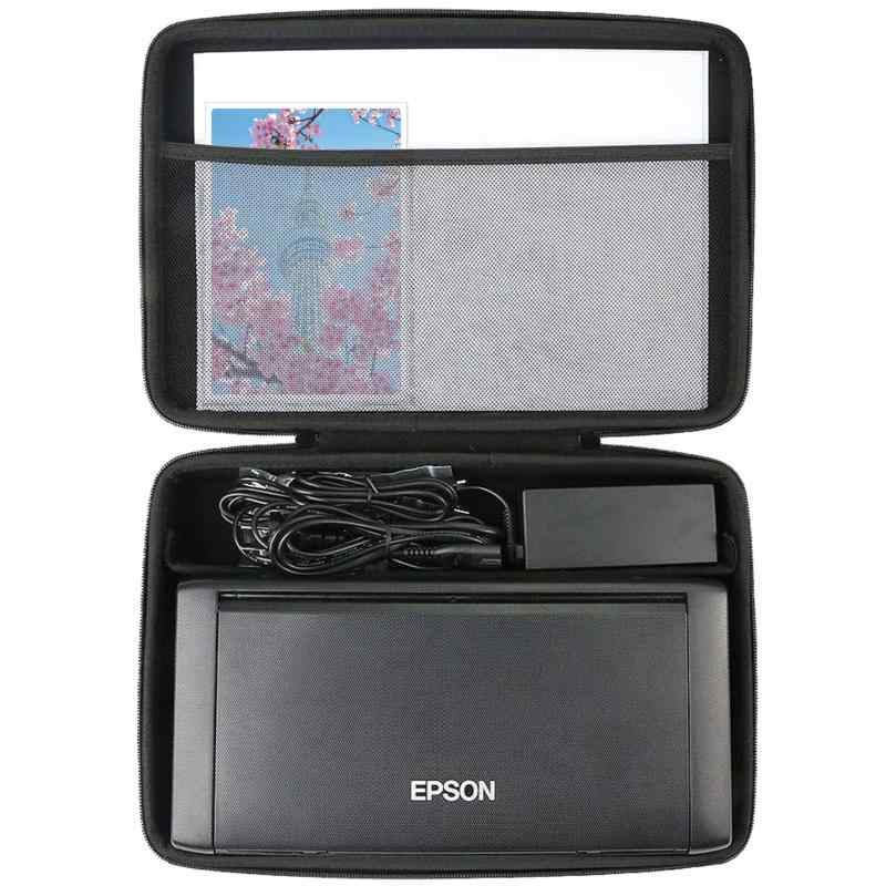 （ケースのみ）エプソン EPSON プリンター A4 モバイル カラーインクジェットPX-S06B 専用収納ケース，ブラック‐co2CREA
