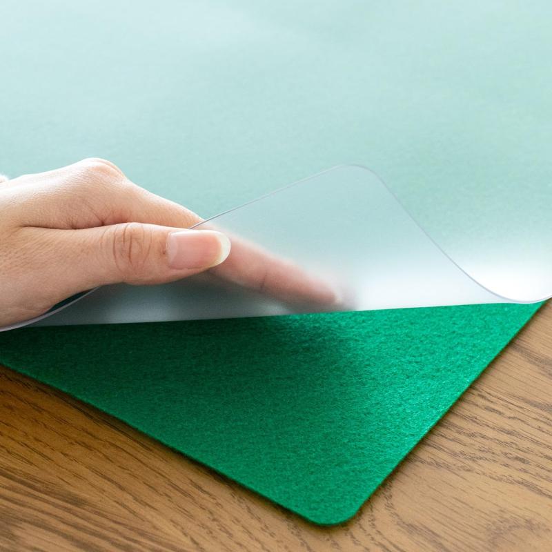 プラス デスクマット マウス対応 下敷付 エコノミータイプ サイズ 多数 マット めくれにくい インクが..