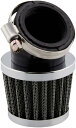 キジマ(KIJIMA) パワーエアークリーナー ユニバーサル 45° 取付径35mm×全長84mm×外径61mm×横幅86mm(2)