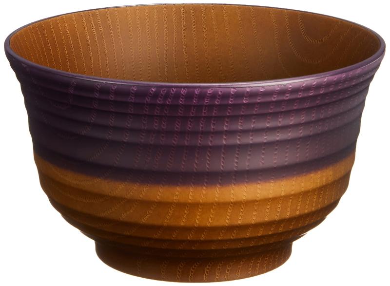 カノー 日本伝統色 羽反塗分 丼 茄子紺 73736