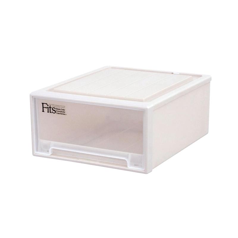 天馬 収納ボックス フィッツケース クローゼット 幅44×奥行53×高さ23cm 収納ケース たわみにくい 衣装..