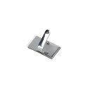 エーモン(amon) ステンレス配線止め金具 シルバー (コードステッカー ケーブルホルダー クリップ フック) 25.0×15.0mm 10個入 3424(2)