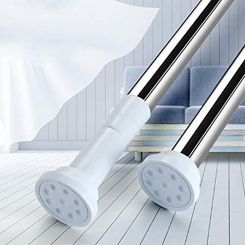 YOUDUOつっぱり棒 強力突っ張り棒 室内用物干し竿 幅50-240CM 浴室用ステンレス超強力伸縮棒 取付寸法 ..