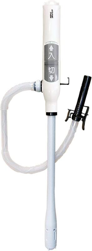 三宅化学 電動灯油ポンプ オートストップ 自動停止 単1形乾電池対応 TP-N20R ホワイト/グレー 15×5×74...