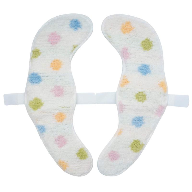 カキウチ 便座カバー アイボリー 縦40.5×横13cm ふんわリッチ マルチドット トイレ カバー