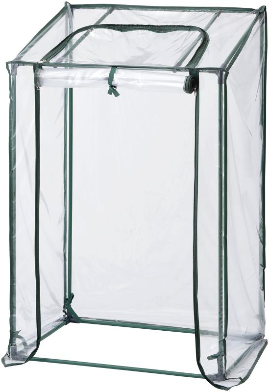 タカショー 温室 ビニール温室 フラワースタンド スリム 幅70.5cm×奥行50cm×高さ111cm ビニールハウス..