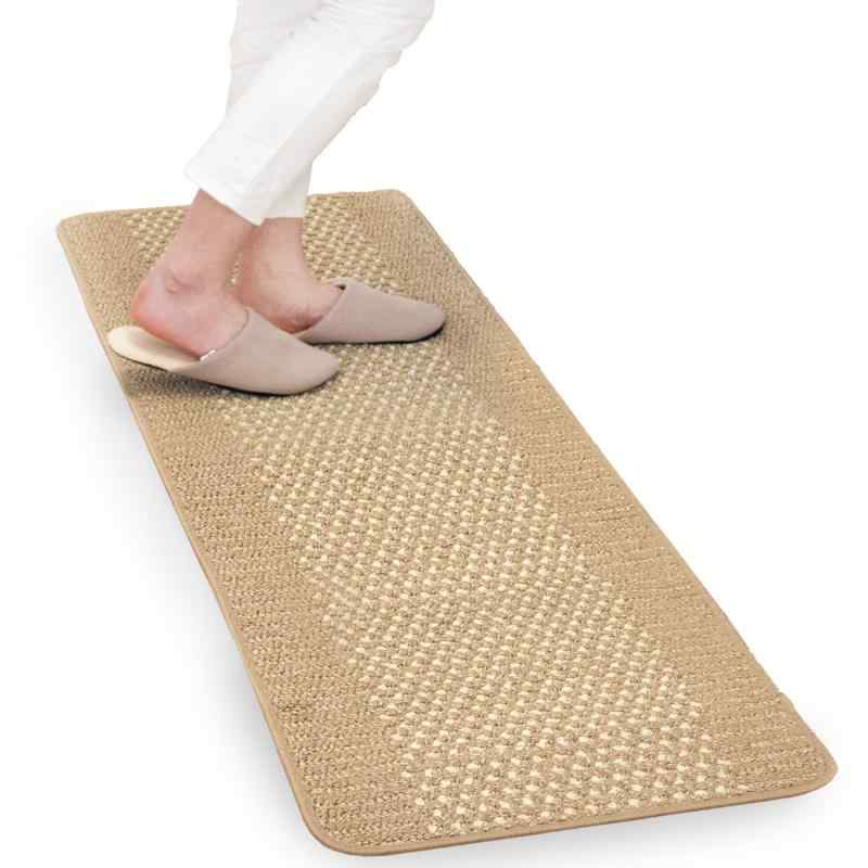 オカ 優踏生 洗いやすいキッチンマット 45X120 BE(3)