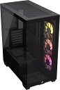 CORSAIR 3500X ARGB Tempered Glass ミドルタワーPCケース ブラック CC-9011278-WW