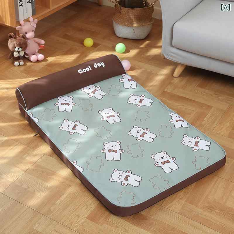 乐天商城 - ペット 犬猫 ベッド 大型犬用 超大型 犬用 マット 防水 免洗 抱抱小熊 色 開心腰果 色 ロブ小兔 色 S 小型 M 中型 L 大型 XL 超大型