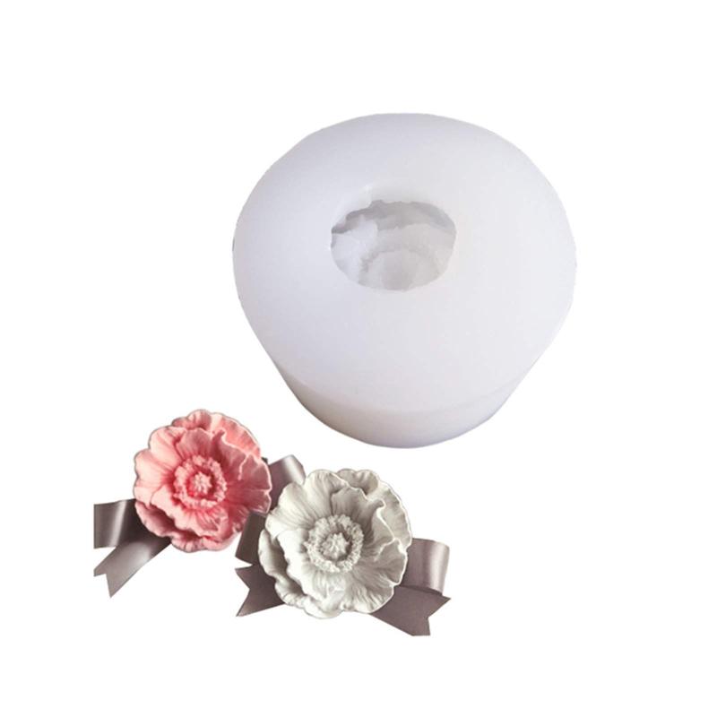 シリコンモールド 花 立体 キャンドル型 チョコレート モールド 手作り ソープ 石鹸 型 粘土 抜き型 ハ..