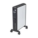 De'Longhi (デロンギ) マルチダイナミックヒーター MDHU15-BK 電気ヒーター ゼロ風暖房 節電 直感操作クリックノブ リモコン付き 表面温度約...