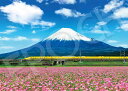 エポック社 500ピース ジグソーパズル 日本風景 ドクターイエローと富士山-静岡 (38×53cm) 06-401s のり付き ヘラ付き 点数券付き EPOCH(3)