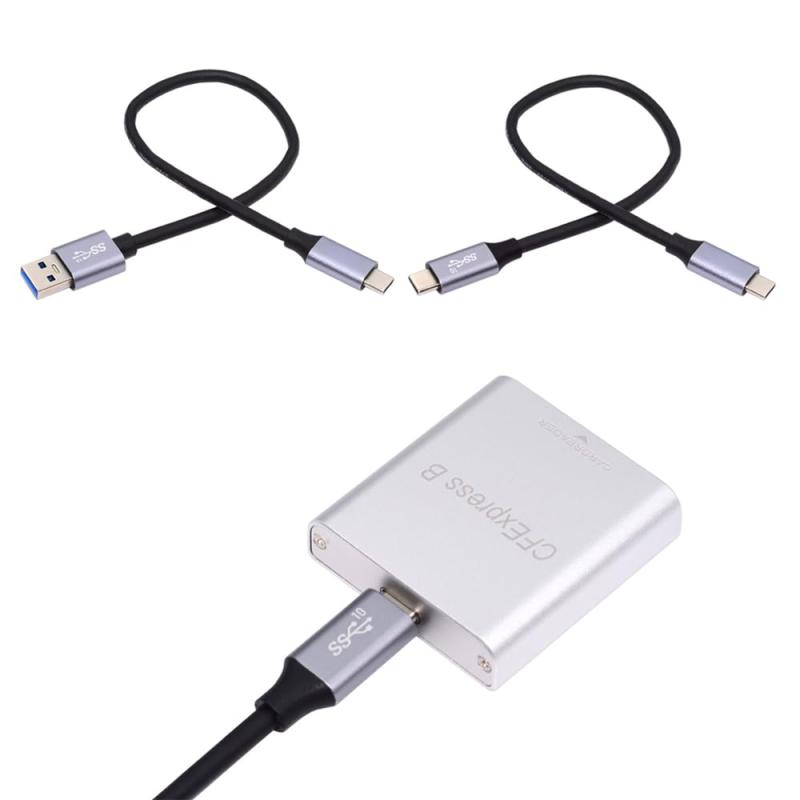 NFHK USB3.1 Type-C USB3.0 Type-A - CF Express 拡張カードリーダー CFE Type-B R5 Z6 Z7 CFBメモリーカード対応, NF-UC-152-CFE