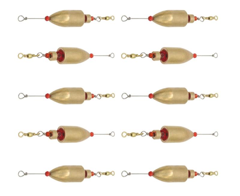 YZD テキサスシンカー バレットシンカー 28g 1oz【10個】真鍮（ブラス）素材を使用したテキサスシンカー。表面硬度が高くボトム感度に優れて根掛かり回避性能が高い素材です。スローフォールで落としたい時にも最適な真鍮製のシンカーです。ビ...