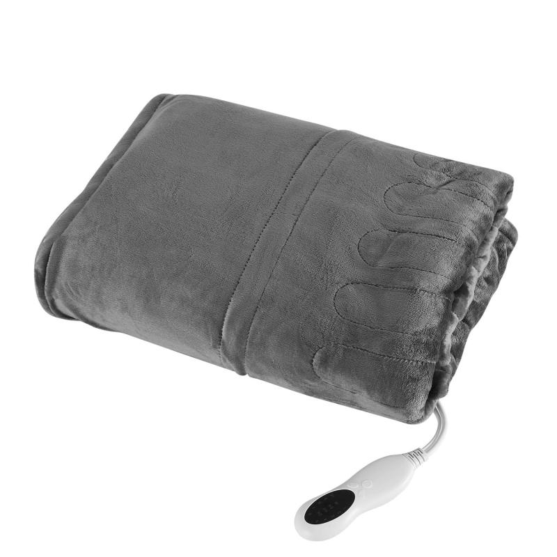 Herarimi 電気毛布 敷き 掛け兼用 丸洗い ダニ退治140×80cm【10段階温度調整 3段タイマー 】電気毛布 省エネ 過熱保護 フランネル 節電 キャンプ/車中泊対応 掛け敷き兼用 両面使用可能【細やかな温度コントロール】10段...