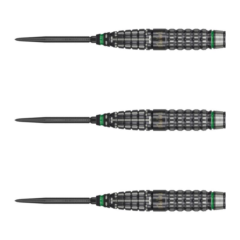 TARGET JAPAN ターゲットジャパン PRIME SERIES SCREAM G2 スクリーム ジェネレーション2 SWISS POINT STEEL 23g 191007 山形明人選手モデル ダーツ バレル ダーツセット材質：90%タングステン｜単体重量：23.0g(ポイント含む)｜全長：45.0mm｜最大径：7.5mm｜タイプ：STEEL内容物：バレル×1set(3個)｜K-FLEX×1set(3個)｜SWISS POINT交換ツール×1個大胆なフォルムと爆発力を洗練させた山形明人選手モデル「SCREAM G2」。前部と後部に施された2種類のグリッドカットテクスチャーが、妥協なきグリップ性能を発揮します。商品ページ掲載の商品仕様や、パッケージ・デザイン・付属品等は、予告無しに変更となる場合がございます。予め、ご理解・ご了承の上、ご注文下さい。