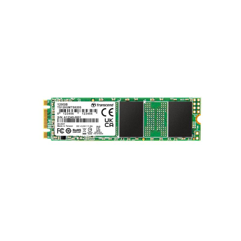 Transcend 3D TLC NAND採用 SSD 120GB M.2 2280 SATA III 6Gb/s 3年 TS120GMTS820S