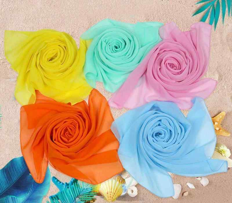 [Jixin4you] スカーフ レディース ストール 無地 シンプル 薄手 ショール マフラー 通気 UVカット 日焼け止め 冷房対策 プレゼント ビーチ 誕生日 カジュアル 春夏秋冬 I:ホワイト 白