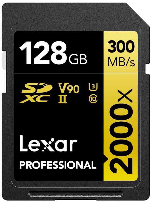 Lexar Profes. 2000x SDHC/SDXC UHS-II U3 128GB, LSD2000128G-BNNNG