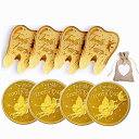 Tooth Fairy Coin ロストトゥースのキッズ用,鮮やかなフェアリーマネーのデザイン, 色あせなし | 貴重なコレクション体験 | マネーノベルティギ...