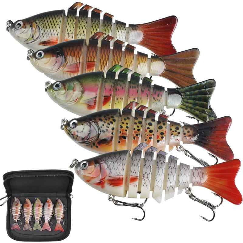 AGOOL バス釣り シーバス ルアー ジョイントルアー シンキングルアー ハードルアー スローシンキング ..