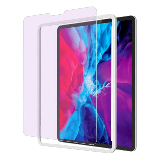 NIMASO ガラスフィルム iPad Pro 12.9(2022 M2 / 2021 / 2020 / 2018)用 ブルーライトカット 保護 フィルム ガイド枠付き NTB20C63 NIMASO ガラスフィルム iPad Pro 12.9(2022 M2 / 2021 / 2020 / 2018)用 ブルーライトカット 保護 フィルム ガイド枠付き NTB20C63