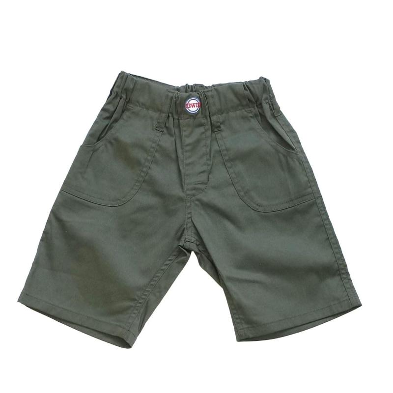 [エドウィン] ハーフパンツ ツイルハーフパンツ キッズ 653504 カーキ