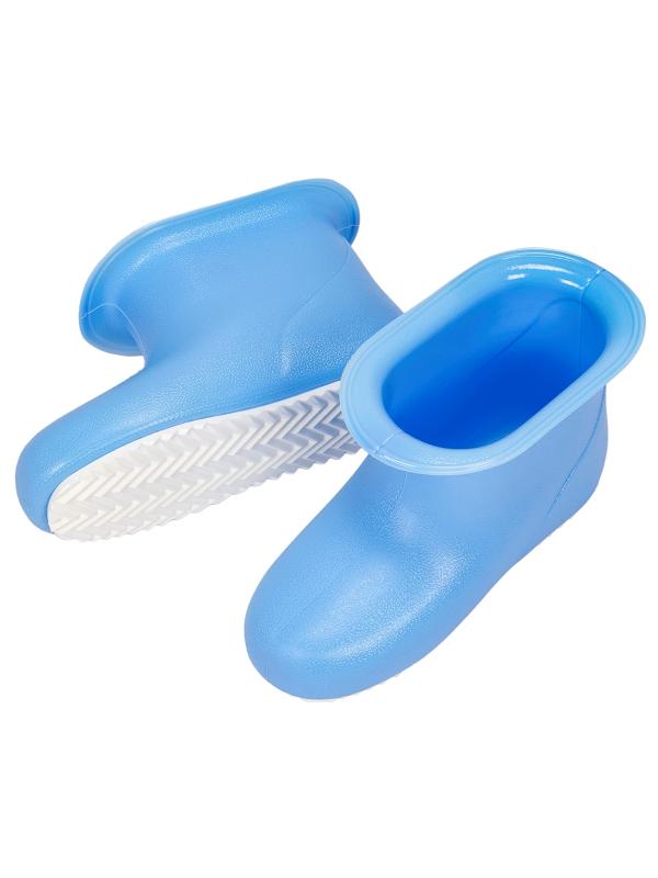 ストリックスデザイン バスブーツ ロング 深型 日本製 26cm ブルー バス&ランドリーブーツ やさしい履き心地 バススリッパ HS-166