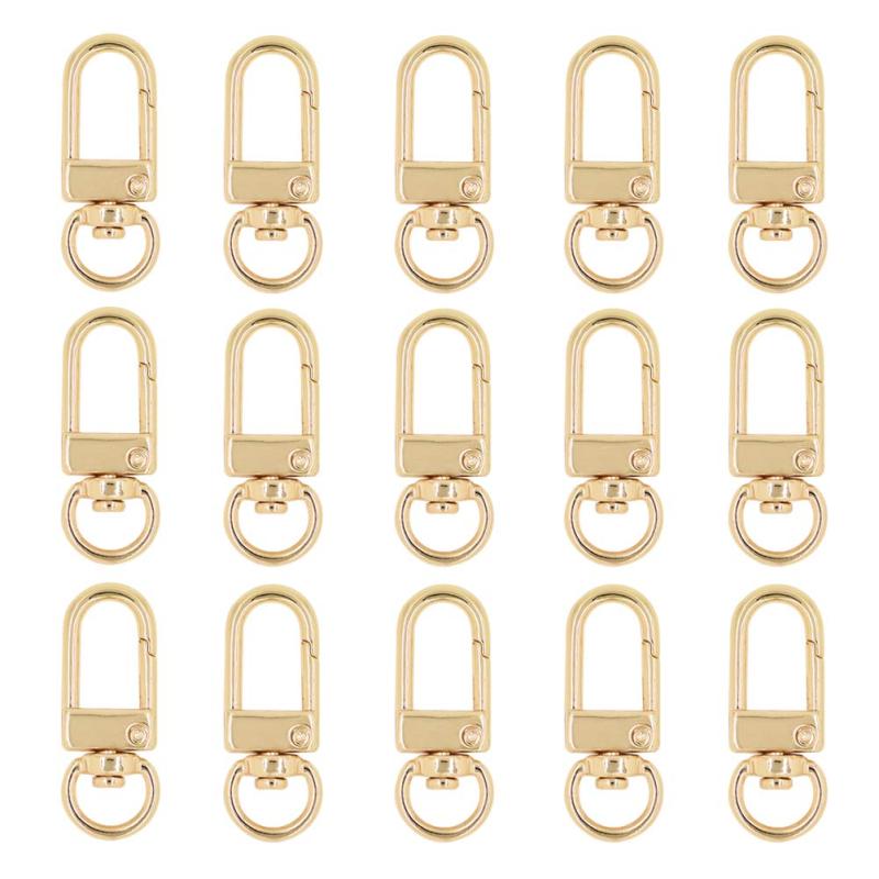 キーホルダー金具 ナスカン MUNCVY 20個入り 薄型 ストラップ パーツ キーリング ナスカン 回転フック 手芸用品 ハンドメイド アクセサリー 手作り ...