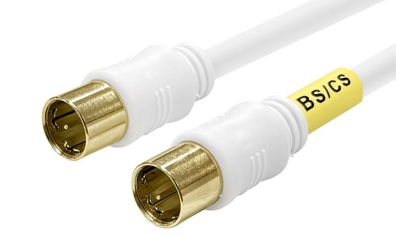 F-Factory ����ƥ�ʬ�ȴ� 4K8K(3224MHz)/BS.CS/�ϥǥ�/CATV �����б� 4C�����֥���η� 0.2m ���ȥ졼�ȥץ饰(������) ���å� �ۥ磻�� FF-S042WH