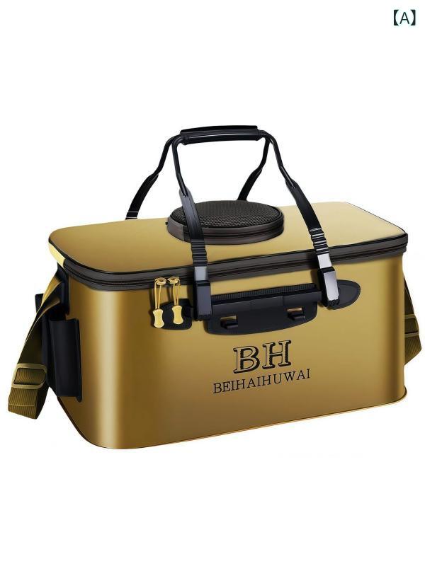 釣り具 釣り 釣り箱 魚 活魚 緑 EVA 折りたたみ 携帯 容量 9L-32.5L