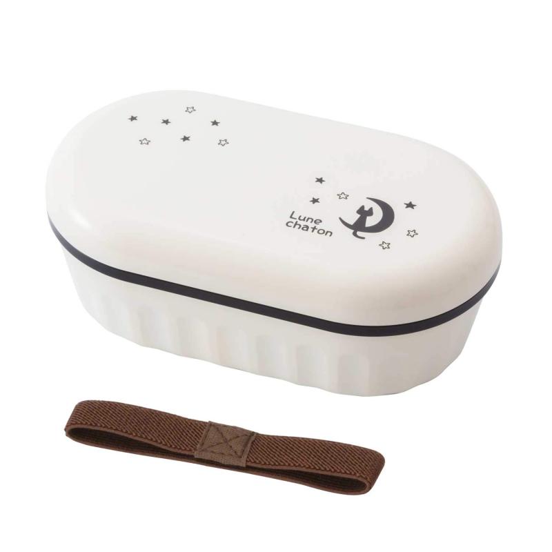 ナカノ弁当箱猫1段仕切付きランチベ...