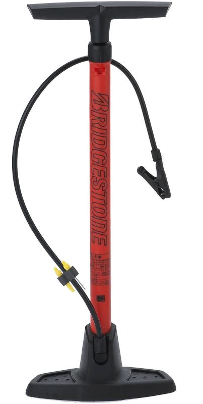 ブリヂストン(BRIDGESTONE) スマートポンプ レッド 自転車 空気入れ ボール・浮き輪用 アダプタ付き 英..