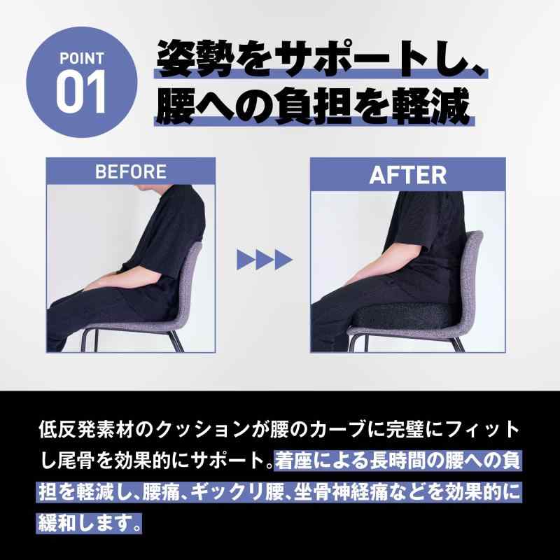 【プロeスポーツチーム監修】 REJECT クッション 椅子 ゲーミングチェア オフィスチェア リモートワーク デスクワーク ゲルクッション 座布団 低反発 GAMING CUSHION (SPLIT TYPE) superyou-10230384 SUPERYOU サンプル画像3
