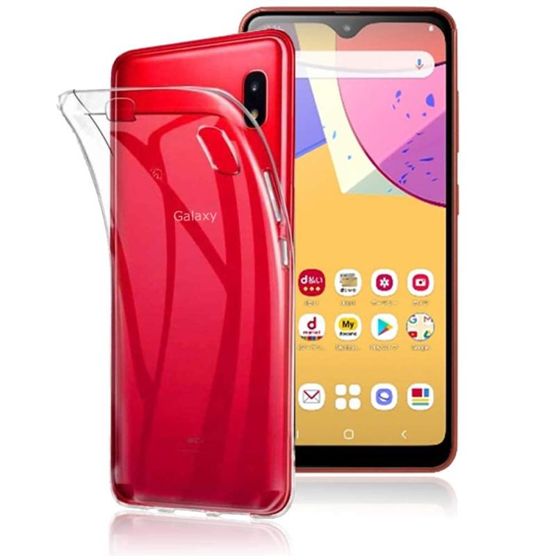 対応 Galaxy A21 SC-42A 用のケース SC-42A / SCV49 用の カバー クリア TPU透明保護 ソフト シリコンケース 薄型 落下防止 衝撃吸収 耐衝撃 柔らかい手触り クリア a21 対応 全面保護カバー PCduoduo