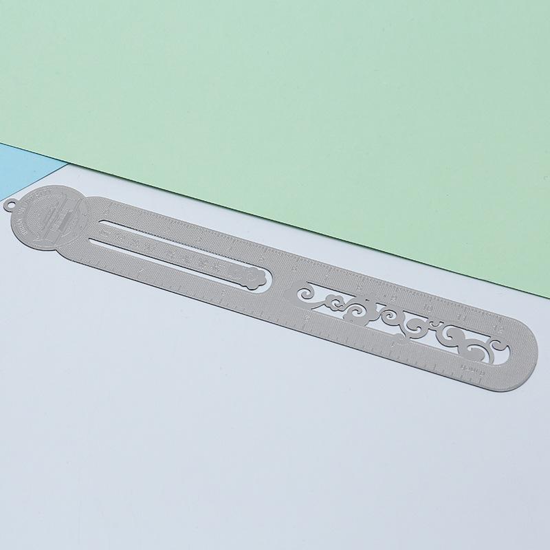 ブックマーク 金属 銅 5-6cm ルーラー 機能的 故宮風