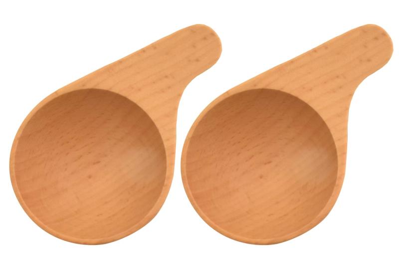 籐芸 TOUGEI コーヒーメジャースプーン 10g 2個セット 木製 計量スプーン
