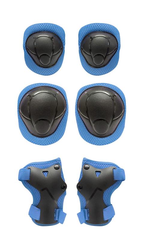 トップ(Top) 自転車 一輪車 キッズプロテクター ブルー 子供用 膝当て 肘当て 手のひら 2歳~6歳向け サ..
