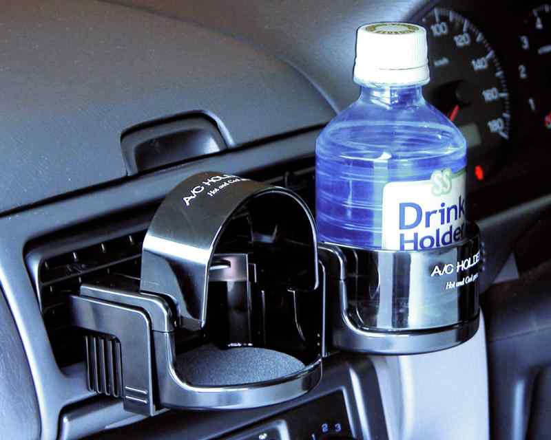 星光産業 ドリンクホルダー 車用 A/Cホルダー ブラック EB-48