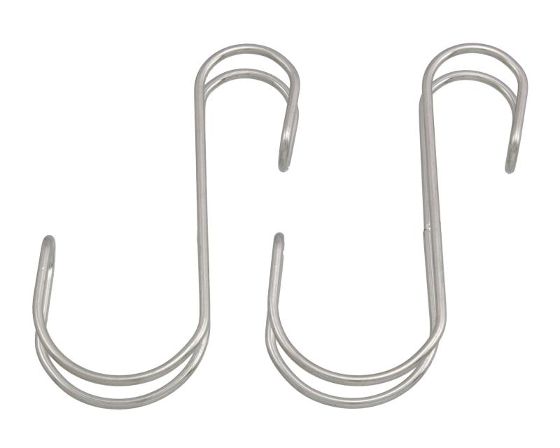 ハイロジック TQOOL 横ブレ安定S字フック 中 100mm ステン 2本入 95348