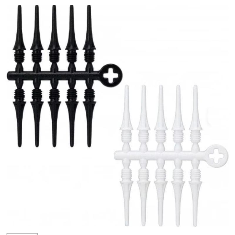 コスモダーツ フィットポイントプラス 19mm ブラック 50pcs チップ fit2202サイズ : 19.0mm（ネジ山含まず）重量 :規格 : 2BA